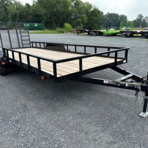 Carry On 7 x 18 Landscape Utility Trailer – Rear Ramp Gate