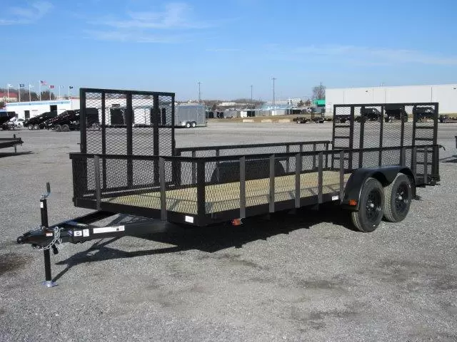 Carry On 7 x 18 Landscape Utility Trailer – Mesh Sides & ATV Gate 3 Carry On 7 x 18 Landscape Utility Trailer – Mesh Sides & ATV Gate - Image 3