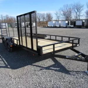 Carry On 7 x 18 Landscape Utility Trailer – Side ATV Ramp