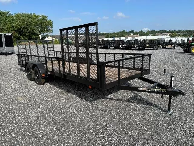 Carry-On 7 x 20 Landscape Utility Trailer – Mesh Sides & ATV Gate 1 Carry-On 7 x 20 Landscape Utility Trailer – Mesh Sides & ATV Gate