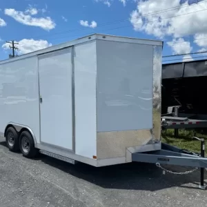 Covered Wagon 8.5 x 16 Enclosed Trailer – Landscape Package