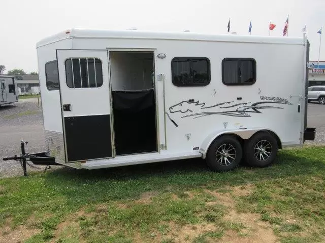 Homesteader Stallion 3 Horse Pull Trailer – Slant Load 2 Homesteader Stallion 3 Horse Pull Trailer – Slant Load - Image 2