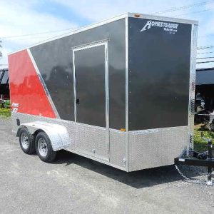 Homesteader 7 x 14 V-Nose Enclosed Cargo Trailer – OHV Package