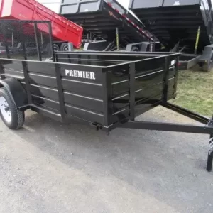 Premier 5 x 10 Landscape Utility Trailer – Steel Sides