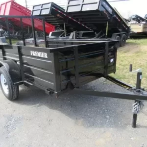 Premier 5 x 8 Landscape Utility Trailer – Steel Sides