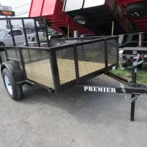 Premier 5 x 8 Landscape Utility Trailer – Mesh Sides