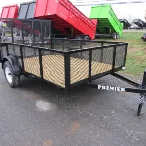 Premier 6.4 x 10 Landscape Utility Trailer – Mesh Sides