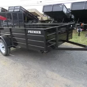 Premier 6.4 x 10 Landscape Utility Trailer – Steel Sides