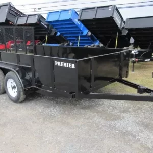 Premier 6.4 x 12 Landscape Utility Trailer – Solid Steel Sides