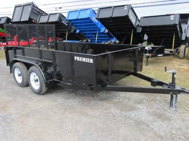 Premier 6.4 x 12 Landscape Utility Trailer – Solid Steel Sides 1 Premier 6.4 x 12 Landscape Utility Trailer – Solid Steel Sides