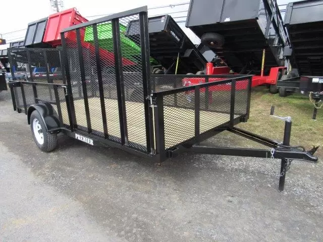 Premier 6×14 Landscape Utility Trailer – Mesh Sides & Ramp 1 Premier 6×14 Landscape Utility Trailer – Mesh Sides & Ramp