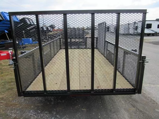 Premier 6×14 Landscape Utility Trailer – Mesh Sides & Ramp 4 Premier 6×14 Landscape Utility Trailer – Mesh Sides & Ramp - Image 4
