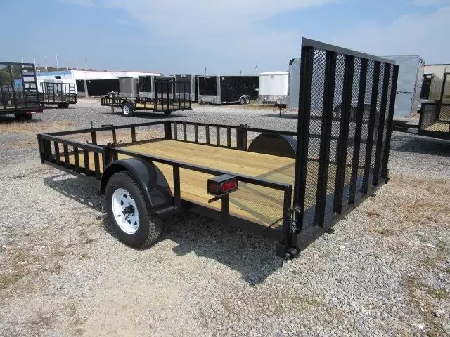 Premier 7 x 12 Landscape Utility Trailer – Removable Side ATV Ramps 4 Premier 7 x 12 Landscape Utility Trailer – Removable Side ATV Ramps - Image 4
