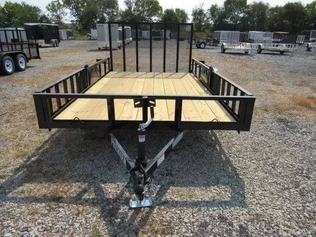 Premier 7 x 12 Landscape Utility Trailer – Removable Side ATV Ramps 1 Premier 7 x 12 Landscape Utility Trailer – Removable Side ATV Ramps