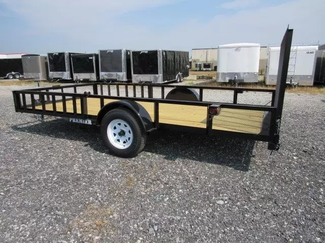 Premier 7 x 14 Landscape Utility Trailer – Removable Side ATV Ramps 2 Premier 7 x 14 Landscape Utility Trailer – Removable Side ATV Ramps - Image 2