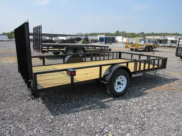 Premier 7 x 14 Landscape Utility Trailer – Removable Side ATV Ramps 4 Premier 7 x 14 Landscape Utility Trailer – Removable Side ATV Ramps - Image 4