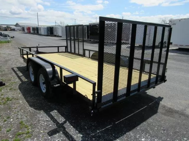 Premier 7 x 16 Landscape Utility Trailer – Side ATV Gate 4 Premier 7 x 16 Landscape Utility Trailer – Side ATV Gate - Image 4