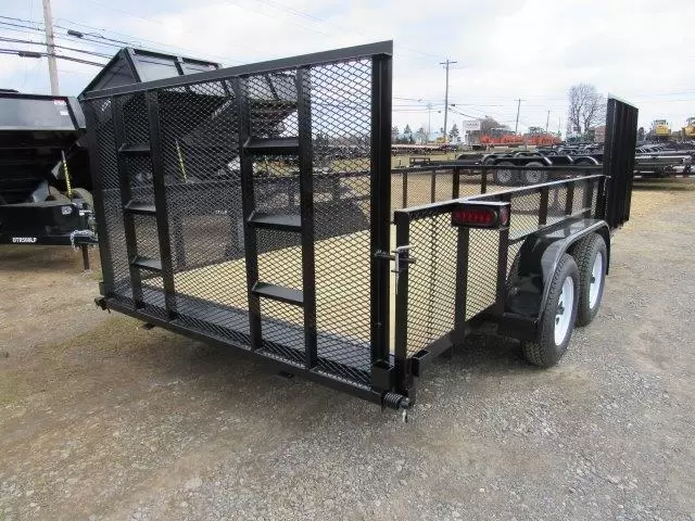 Premier 7 x 16 Landscape Utility Trailer – Mesh Sides & ATV Ramp 6 Premier 7 x 16 Landscape Utility Trailer – Mesh Sides & ATV Ramp - Image 6