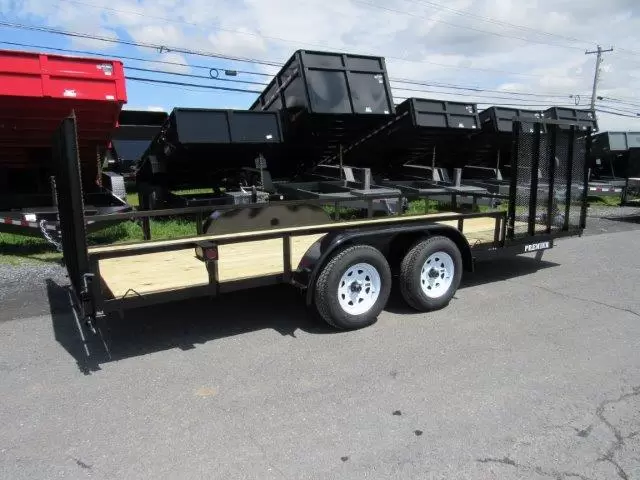 Premier 7 x 18 Landscape Utility Trailer – Side ATV Gate 2 Premier 7 x 18 Landscape Utility Trailer – Side ATV Gate - Image 2