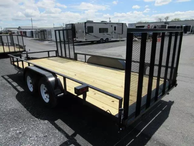 Premier 7 x 18 Landscape Utility Trailer – Side ATV Gate 3 Premier 7 x 18 Landscape Utility Trailer – Side ATV Gate - Image 3