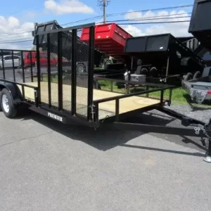 Premier 7 x 18 Landscape Utility Trailer – Side ATV Gate