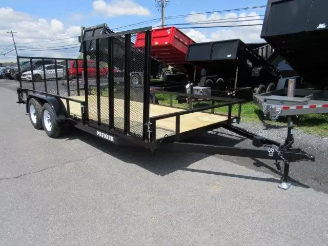 Premier 7 x 18 Landscape Utility Trailer – Side ATV Gate 1 Premier 7 x 18 Landscape Utility Trailer – Side ATV Gate