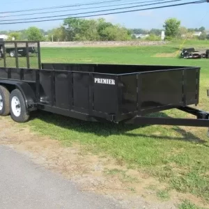 Premier 6 x 18 Landscape Utility Trailer – Solid Steel Sides
