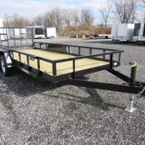 Premier 7 x 18 Landscape Utility Trailer – Rear Ramp Gate