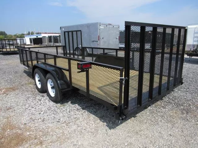 Premier 7 x 18 Landscape Utility Trailer – Mesh Sides & ATV Gate 5 Premier 7 x 18 Landscape Utility Trailer – Mesh Sides & ATV Gate - Image 5