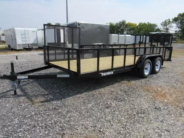 Premier 7 x 18 Landscape Utility Trailer – Mesh Sides & ATV Gate 6 Premier 7 x 18 Landscape Utility Trailer – Mesh Sides & ATV Gate - Image 6