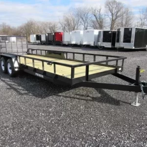 Premier 7 x 22 Landscape Utility Trailer – Rear Ramp Gate