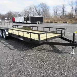 Premier 7 x 24 Landscape Utility Trailer – Rear Ramp Gate