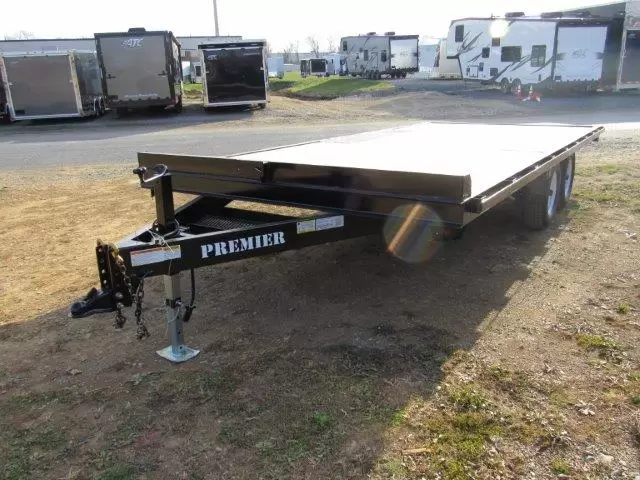 Premier 8.5 x 18 Deckover Equipment Trailer – Slide Out Ramps 2 Premier 8.5 x 18 Deckover Equipment Trailer – Slide Out Ramps - Image 2