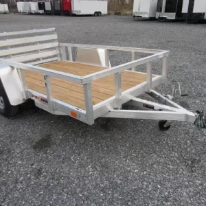 Sport Haven 5×8 Aluminum Utility Trailer – Bi-Fold Ramp Gate