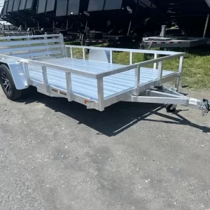 Sport Haven 7×12 Aluminum Landscape Utility Trailer – Deluxe