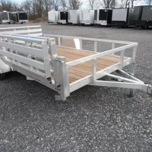 Sport Haven 7×12 Aluminum Utility Trailer – Side ATV Gate