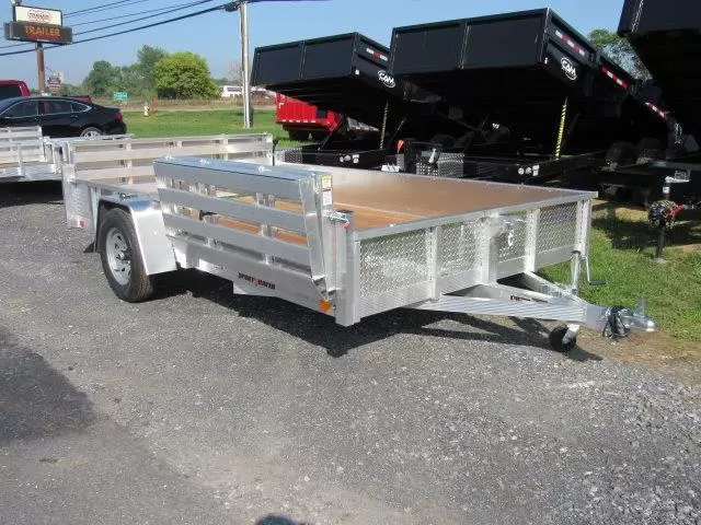 Sport Haven 7×12 Aluminum Utility Trailer – ATP Sides & ATV Gate 1 Sport Haven 7×12 Aluminum Utility Trailer – ATP Sides & ATV Gate