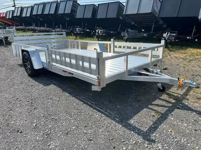 Sport Haven 7×14 Aluminum Utility Trailer – Side ATV Ramps 1 Sport Haven 7×14 Aluminum Utility Trailer – Side ATV Ramps