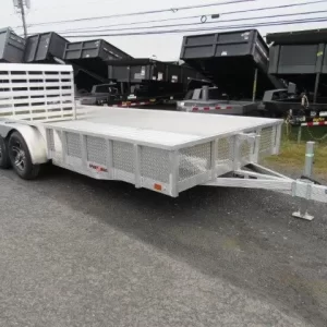 Sport Haven 7×16 Aluminum Landscape Trailer – Heavy Duty Ramp