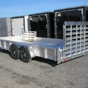 Sport Haven 7×18 Aluminum Landscape Trailer Side ATV Ramp