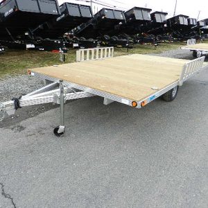 Cargo Pro 8 x 14 Aluminum (3) Place ATV Trailer – Aluminum Ramps