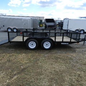 Premier 6.4 x 16 Landscape Utility Trailer – 23″ High Mesh Sides