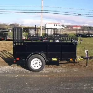 Big Tex 5 x 8 Landscape Utility Trailer – 2′ Steel Sides