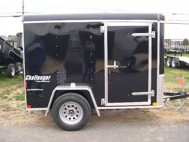 Homesteader 5 x 8 Enclosed Cargo Trailer Ramp Door 3 Homesteader 5 x 8 Enclosed Cargo Trailer Ramp Door - Image 3
