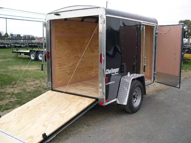 Homesteader 5 x 8 Enclosed Cargo Trailer Ramp Door 9 Homesteader 5 x 8 Enclosed Cargo Trailer Ramp Door - Image 9