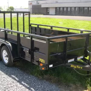 Big Tex 7 x 12 Landscape Utility Trailer – 2′ Steel Sides