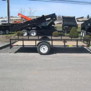 Premier 6.4 x 12 Landscape Utility Trailer – Steel Sides
