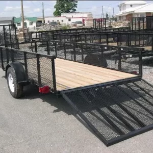 Carry On 6.4 x 14 Landscape Utility Trailer – 3K with High Mesh Sides