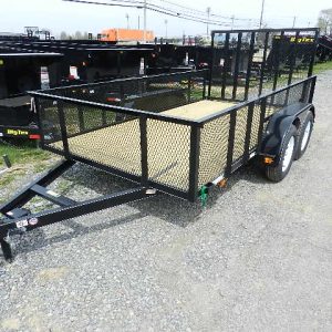 Carry On 6 x 12 Landscape Utility Trailer – High Mesh Sides