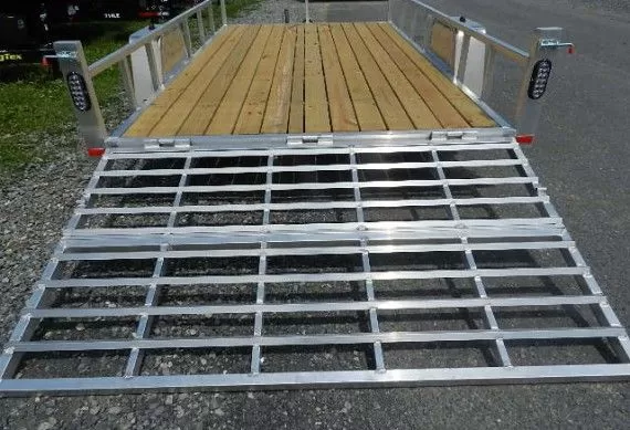 Sport Haven 7×12 Aluminum Utility Trailer – Bi-Fold Ramp Gate 4 Sport Haven 7×12 Aluminum Utility Trailer – Bi-Fold Ramp Gate - Image 4